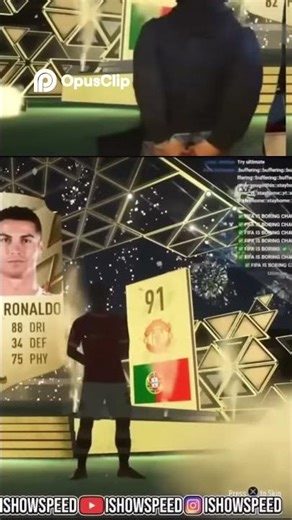 IShowSpeed LOSES IT Over CR7 FIFA Pack Pull!