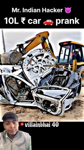 Car prank video🤯😱 #mrindianhackernews #ytshorts #shorts #carprank