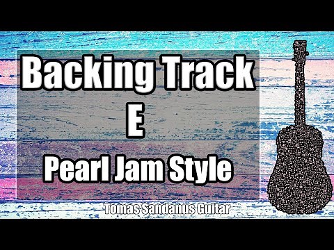 Alive Style Backing Track in E - Grunge Rock Pearl Jam Guitar Jam Backtrack