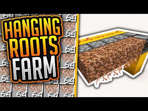 Minecraft 1.17.1: Hanging Roots Farm (Tutorial) ✨ 800+ Items in 60 Sekunden! ✨ ErikOnHisPeriod