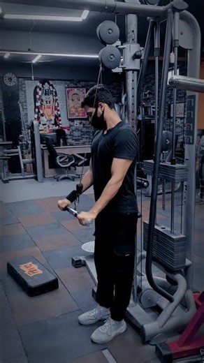 Cable triceps no one talks about #gymshorts #training #gains