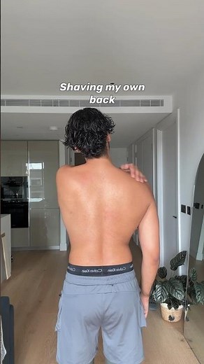 How to shave your own back! #mensgrooming