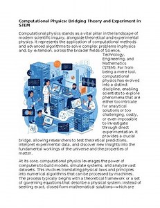 Computational Physics & STEM - No Prep - Worksheet - 100% Editable