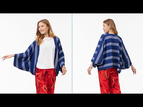 Sew a Cardigan Wrap in 30 Minutes