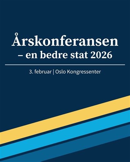 Er du oppteken av god styring, organisering og leiing i staten? Hugs å melde deg på Årskonferansen – ein betre stat 2026! ✨ Sjå heile programmet og meld deg på her ➡️ https://www.dfo.no/kurs-og-seminarer/konferanser-i-dfo/arskonferansen-en-bedre-stat | Direktoratet for forvaltning og økonomistyring - DFØ