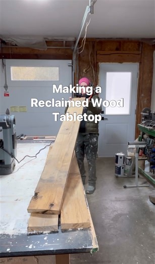 Making a Reclaimed Wood Tabletop