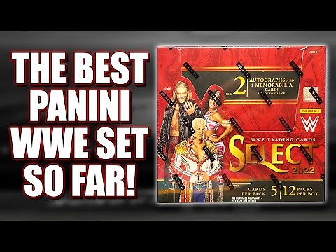 BEST PANINI WWE SET SO FAR! 🥊 | 2022 Panini WWE Select Hobby Box Review