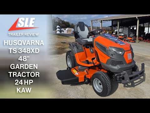 Husqvarna TS 348XD 48" Garden Tractor 24 HP Kawasaki Review