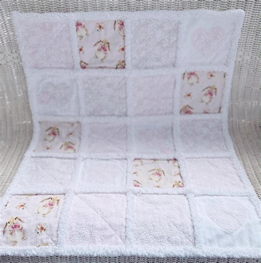 Sweetheart Rag Quilt Tutorial – Non Traditional Inlay Design With Heart Template - Etsy