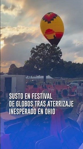 ¡Vaya susto! Globo aerostático se viene abajo en segundos #shorts