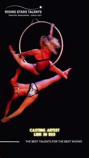 Aerial hoop skills that will leave you speechless #talent #circus #shorts