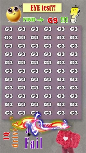 Tell me where G9? | Math Puzzle #shorts #different #puzzles #opticalillusion