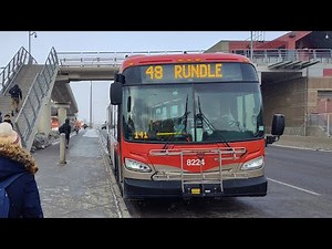 Calgary Transit Route 48 (full bus ride) - Rundle (Rundle Station to Monterey Park)