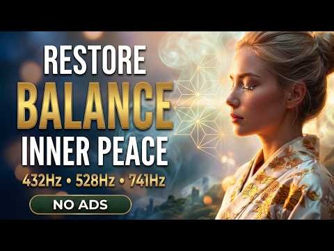 Elevate Your Vibration & Restore Your Inner Balance ✨ 432Hz • 528Hz • 741Hz | High Vibration Music