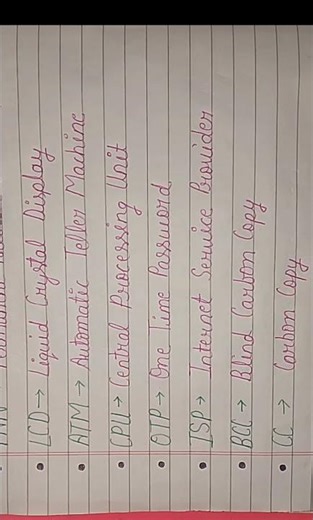 Important Full Form For CCC exam /- computer topics-//-||computer||--#ccc