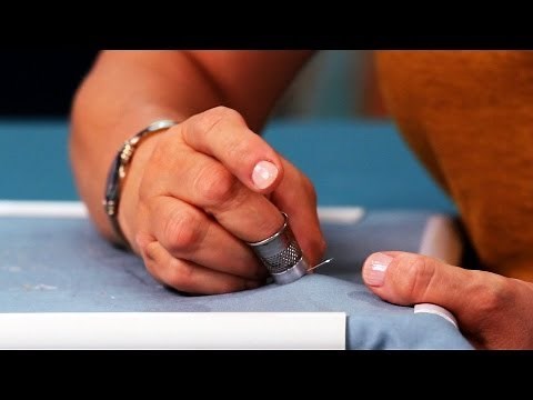 How to Make Quilter's Knot & Hand Quilt | Quilting