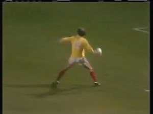 Banning the backpass/goalie pick-up may have reduced negative football and time-wasting, but it's also taken away moments of comedy like this one: Willie Donachie scoring a brilliant own goal in 1978 while playing for Scotland against Wales. | Football in the 70s and 80s