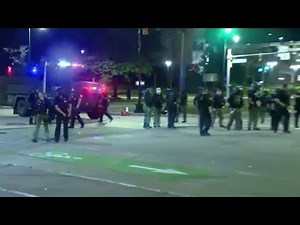 Police brutality protest in Downtown Detroit escalates