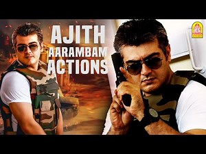 Ajith Mass Action Scene | Aarambam | Ajith Kumar | Rana Dagubbati | Arya | Vishnuvardhan | Ayngaran
