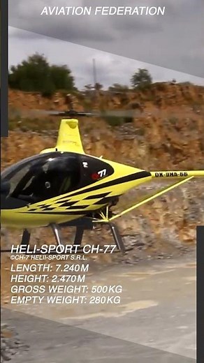 Heli-Sport CH-77 Ranabot | Advanced Two-Seat Ultralight Turbine-Style Helicopter