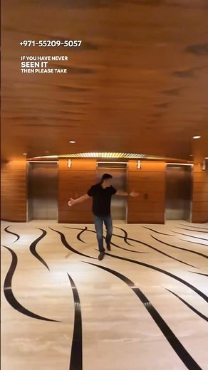 Floor Lobby of the Burj Khalifa in Dubai