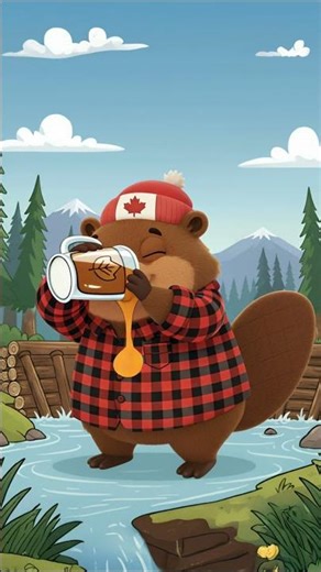 Beavers Drink Syrup too! #beaver #maplesyrup #contentcreator