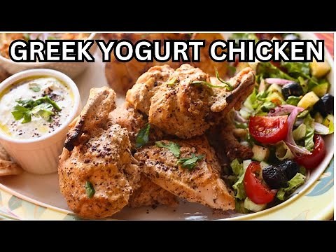 This Lemon Garlic Greek Yogurt Chicken is So Delicious and Tender You'll Never Go Back!