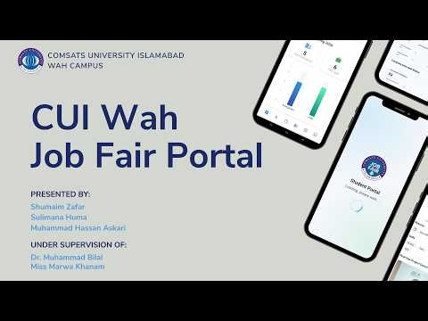 COMSATS Wah Open House & Job Fair Portal: An End-to-End Digital Ecosystem