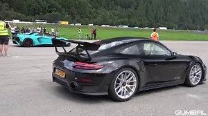 2.1M views · 35K reactions | Porsche 991 GT2RS vs Lamborghini Aventador LP750 SV!  Pick your fav!  | Gumbal | Facebook