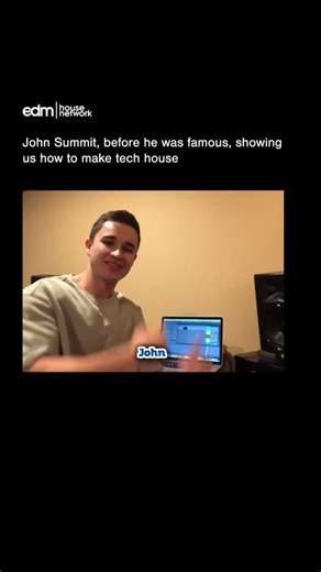 A young @johnsummit teaching us how to make tech house 🤯🙌⁠ ⁠ #johnsummit #techhouse #dj #producer #tutorial | EDMHouseNetwork