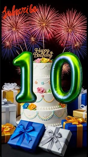 ⏳ 10 Second Birthday Countdown | CountdownLive-THT #music #countdown #10seconds #happybirthday