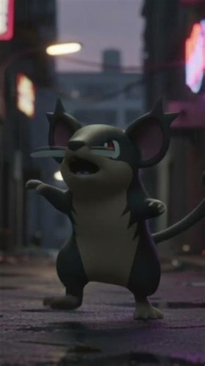 Alolan Rattata Pokémon In Real Life #pokemon #pikachu #pokemoncard