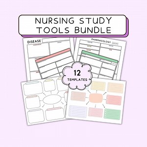 Nursing Student Study Notes for Nursing Student Studying Tool for Nursing Student Nurse Concept Map Pharmacology Disease Process Bundle PDF - Etsy