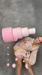 Just sharing what I’ve been working on - hanging cake #ekatsacademy #crinklecouture #ediblefabric #cakeart #cakedecorating #waferpaper #caketutorial #hautecouturecakes #veganbaking | Ekat's cakes and chocolate