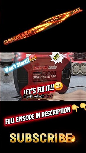 Generator Not Starting? Fix It in a Parking Lot Like a Pro Full Episode Below👇👇