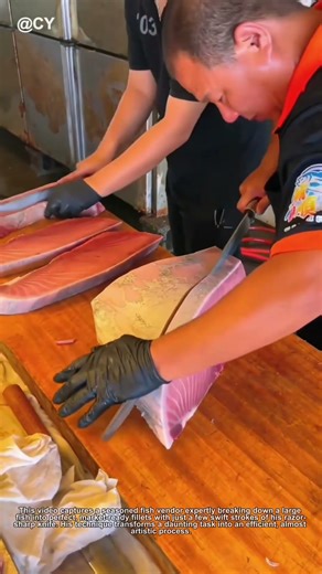 "Fish Butchering Masterclass! How a Market Vendor Preps Perfect Fish Fillets in Seconds"