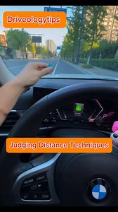 Distance judging techniques #drivingtips #cardriving #driving #driveshare #car #newdriver #LearnToDrive #USA #usareels | Driveology Tips