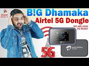 Airtel 5G Dongle Launched in Indian Market | Airtel 5G Plus Dongle | Airtel 5G Portable Router |