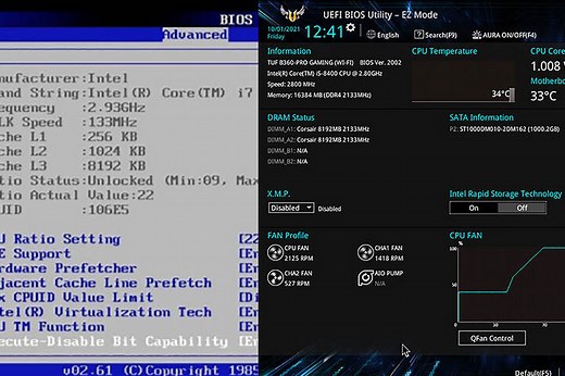 BIOS y UEFI: similitudes y diferencias entre las tecnologías que controlan el arranque de nuestros ordenadores
