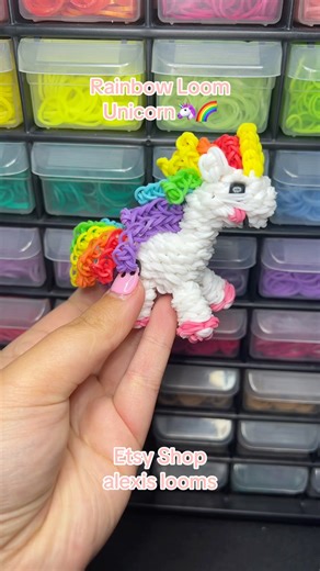 Rainbow Loom Unicorn🌈🦄