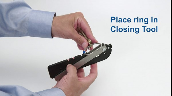 Key Systems, "Tamper Proof Key Ring - Flex 1-5/8"" (4 cm) 10 Pack", Silver