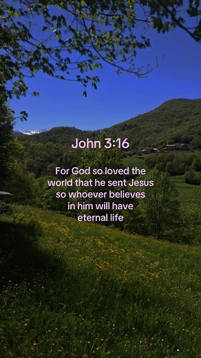 John 3:16❤️ #john316 #bibleverse #verseodtheday #godverse #bible | John 3:16