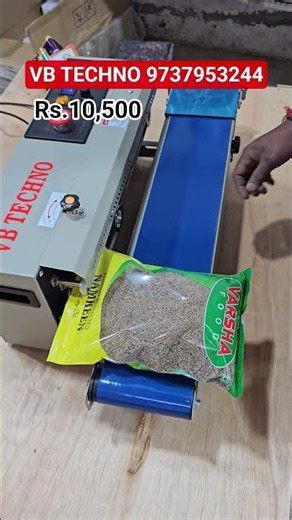 Continuous Band Sealer Machine! Pouch Sealing Machine