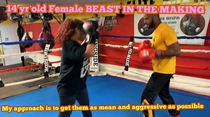 11 reactions | A 14 year old female beast fighter in the making....