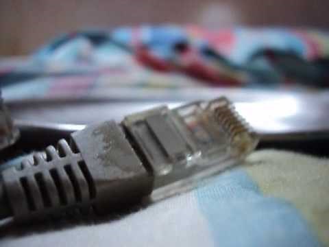 Network cable cleaning