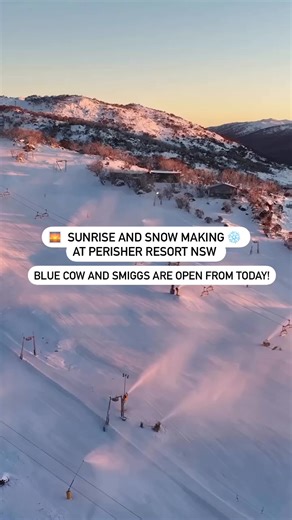 9.2K views · 65 reactions | PSA: The runs at Blue Cow and Smiggin Holes at Perisher in #NSW are ready for you to rip them up!  Opening today after a solid week of snowmaking and cooler temps, the team are able to bring you fantastic terrain to kick the ski season off! Will you be hitting the NSW snow fields? Thanks for sharing your #feelNSW moments IG/perisher_resort | Visit NSW | Facebook