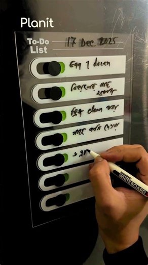 Screen-Free Productivity: Magnetic To-Do List Tracker for Home & Office