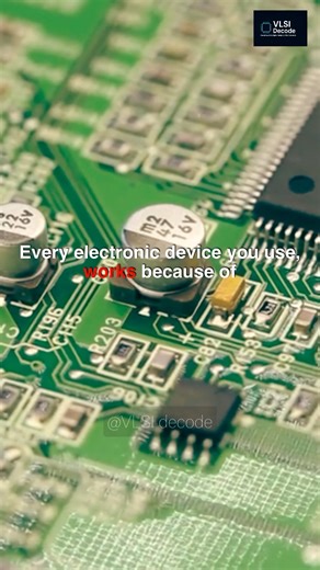 Tiny chip, huge power.#VLSI #ICBasics #Electronics #ECE #Semiconductor #TechForAll #VLSIBeginners