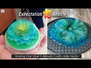 Testing Out Viral Food Hacks By 5 MINUTE CRAFTS | Trying 5 Minute Crafts JELLY Hacks | Hunger Plans