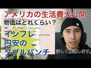 アメリカの物価紹介！物価上昇と円安のアメリカでの生活費はどれくらい？